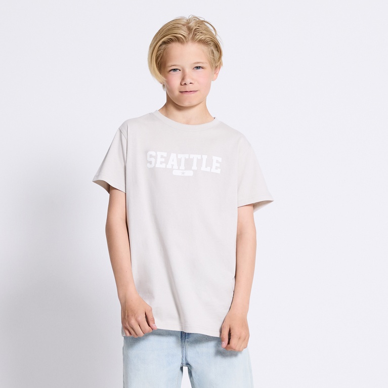 Printed tee "Thomas star" Beige